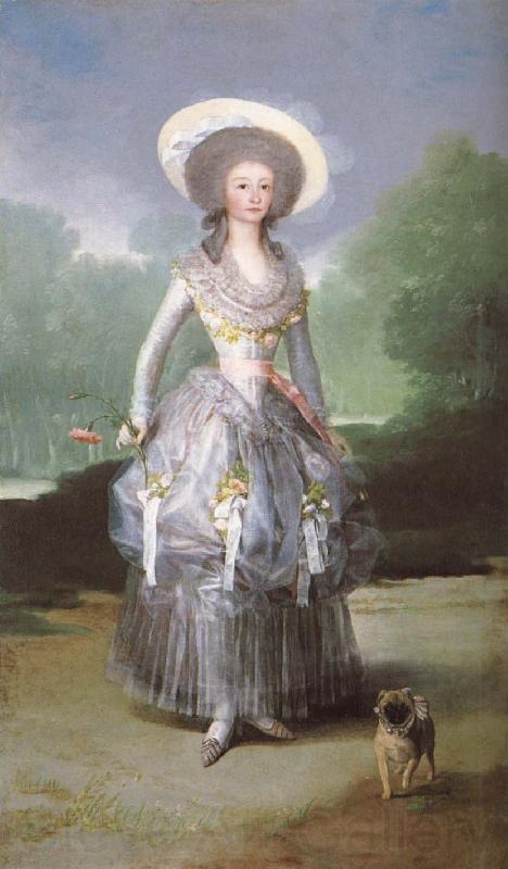 Francisco Goya Marquesa de Pontejos Norge oil painting art